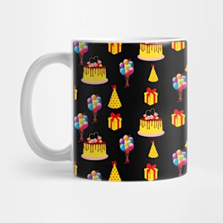 birthday elements pattern Mug